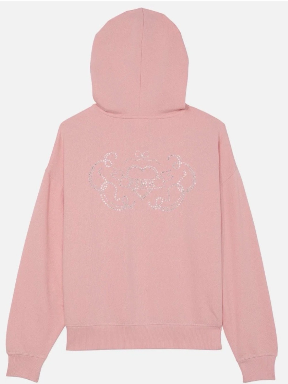 VICTORIA'S SECRET PINK Bling Ltd Ed. Valentine's Day Full-Zip Hoodie- Medium